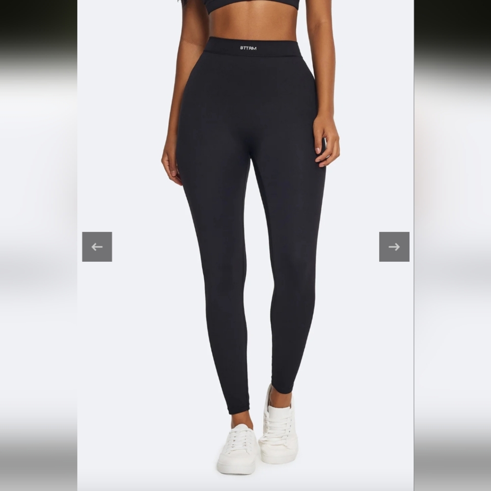 Black High-Waist Sculpting Leggings